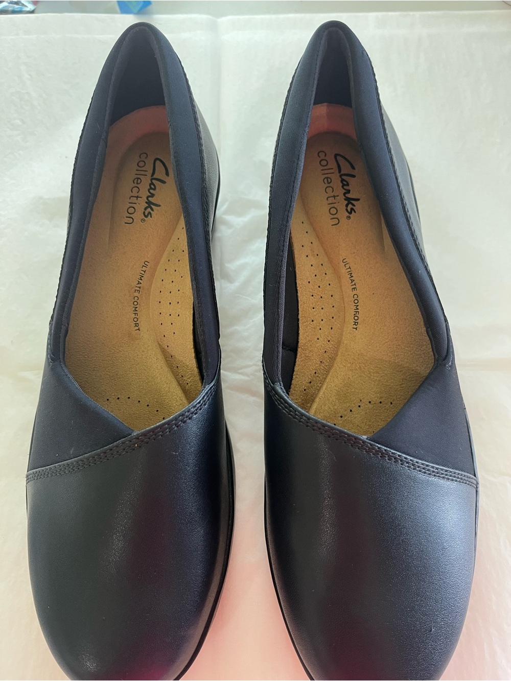 NWT Clark's Suttyn Walk Women's Leather Wedges